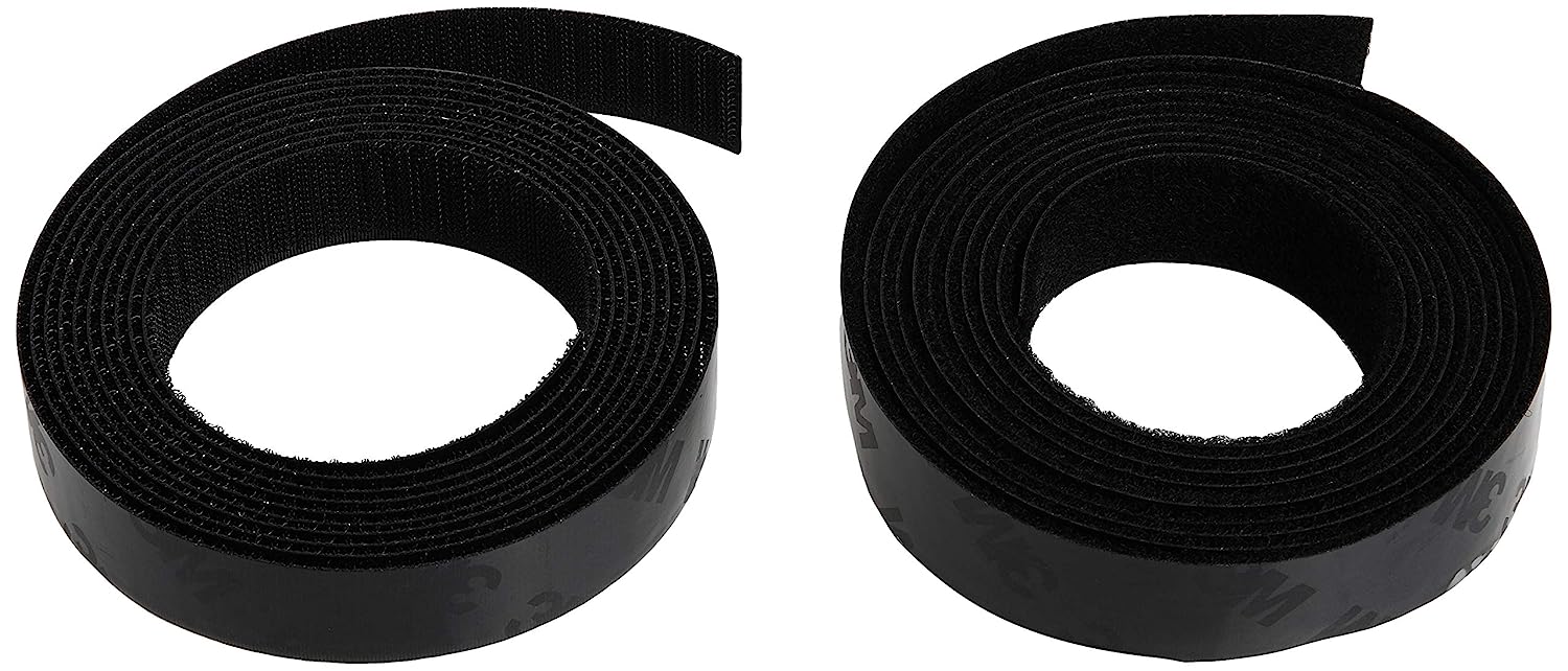 3M Hook/Loop Fastener TB3571/TB3572, Black, 1 in x 10 ft - Image 2